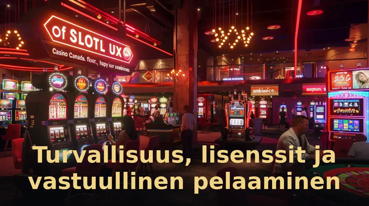 Turvallisuus, lisenssit ja vastuullinen pelaaminen